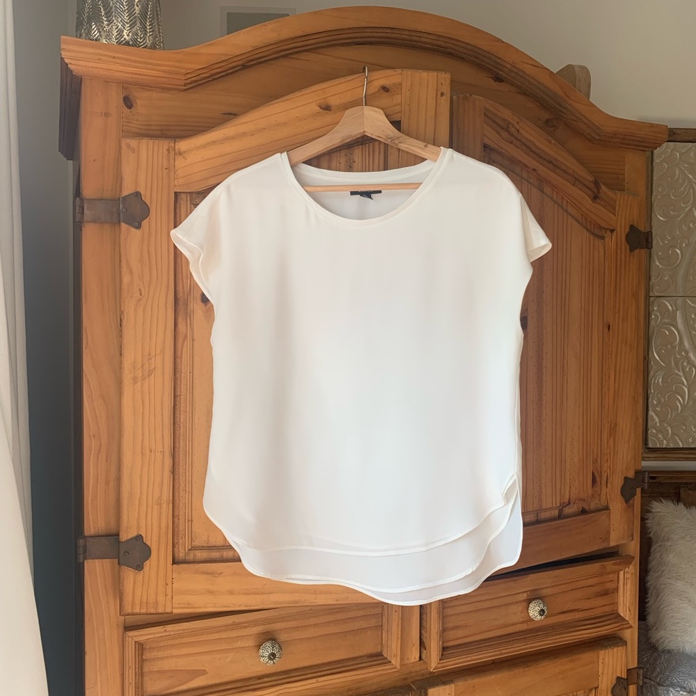 RW&CO. Classic Cream Blouse